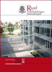 Cover jaarverslag 2007-2008